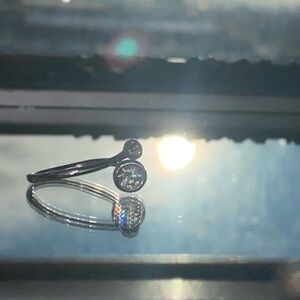 adjustable silver ring